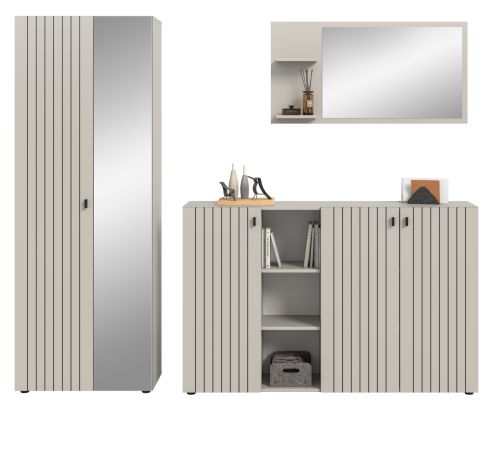 Garderobe Set 3-teilig Loreno in Kaschmir 235 x 192 cm