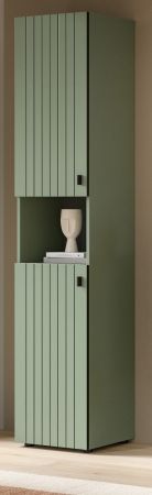 Flurschrank Loreno in gr�n, Schuhschrank 40 x 192 cm