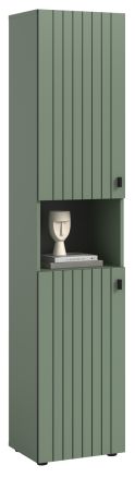 Flurschrank Loreno in gr�n, Schuhschrank 40 x 192 cm