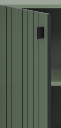 Garderobe Set 3-teilig Loreno in gr�n 161 x 192 cm