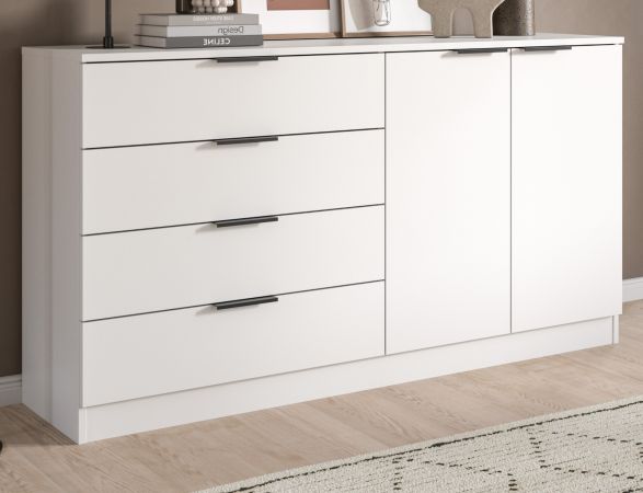 Sideboard Swan in wei� Kommode 148 x 80 cm