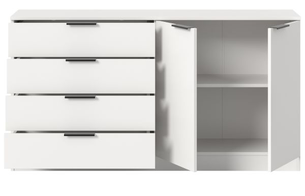 Sideboard Swan in wei� Kommode 148 x 80 cm