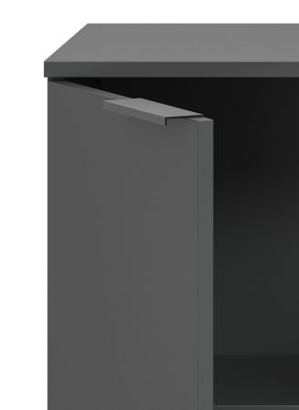 Sideboard Swan in grau Kommode 148 x 80 cm