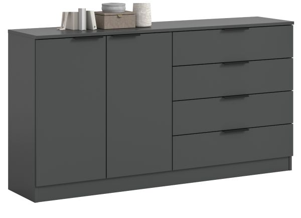 Sideboard Swan in grau Kommode 148 x 80 cm
