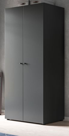 Kleiderschrank Carter in grau Dreht�renschrank 2-t�rig 80 x 176 cm