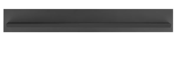 Wandboard Filmore in Schwarz matt Landhaus 180 x 25 cm