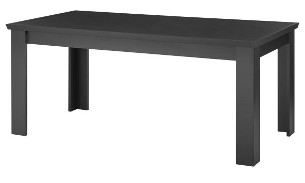 Esstisch Filmore in Schwarz matt Landhaus 180 x 90 cm