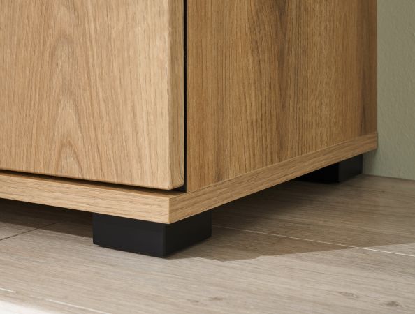 Schuhschrank mit Spiegel Design-D in Evoke Eiche 50 x 200 cm