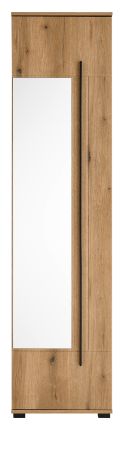 Schuhschrank mit Spiegel Design-D in Evoke Eiche 50 x 200 cm