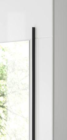 Garderobe Set 4-teilig Design-D in wei� Hochglanz 140 x 200 cm