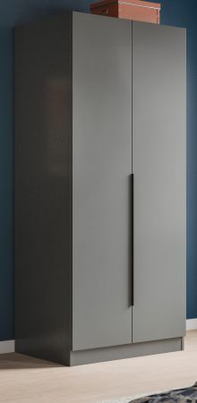 Kleiderschrank Swan in grau Dreht�renschrank 2-t�rig 80 x 181 cm