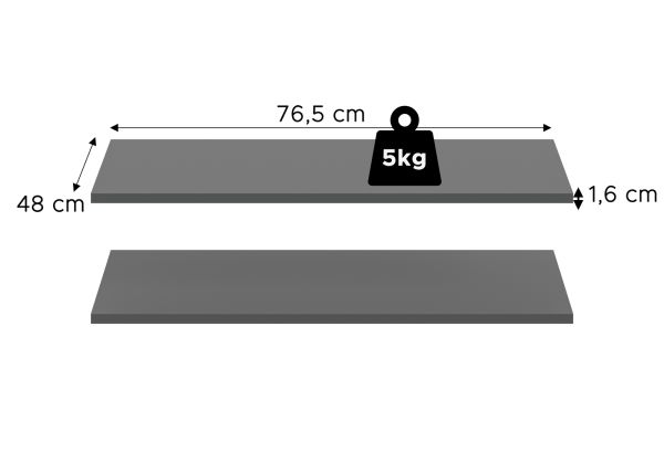 Kleiderschrank Swan in grau Dreht�renschrank 2-t�rig 80 x 181 cm