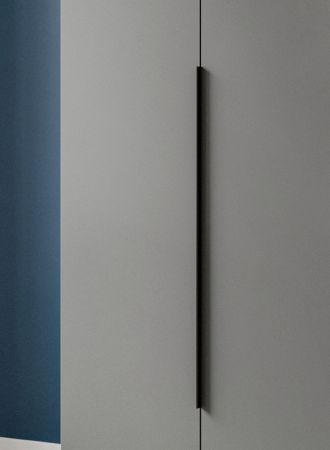 Kleiderschrank Swan in grau Dreht�renschrank 3-t�rig 120 x 181 cm