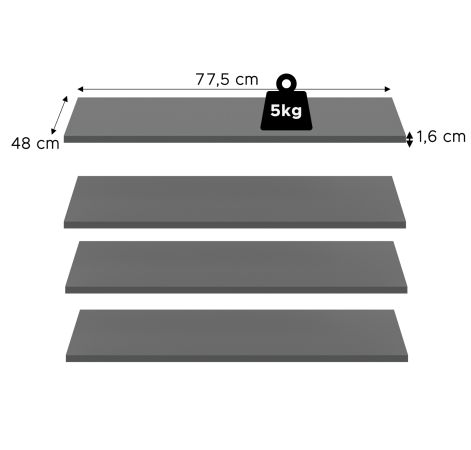 Kleiderschrank Swan in grau Dreht�renschrank 6-t�rig 240 x 181 cm