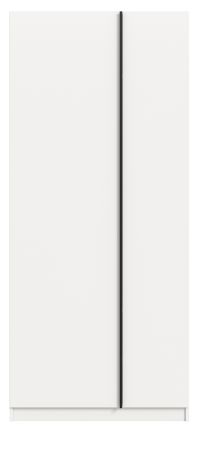 Kleiderschrank Girona in wei� Dreht�renschrank 2-t�rig 80 x 183 cm