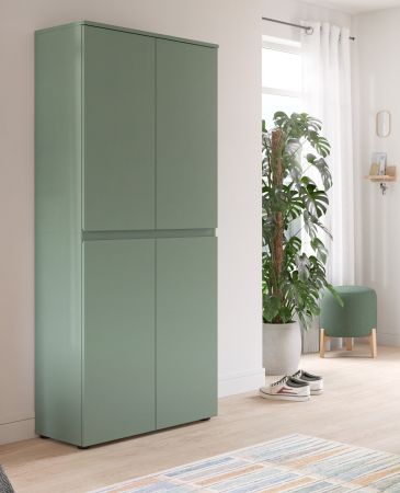 Mehrzweckschrank Assino in Gr�n 70 x 175 cm