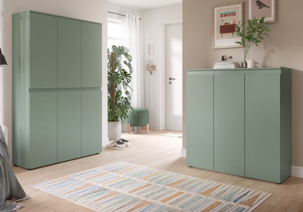 Mehrzweckschrank Assino in Gr�n 105 x 175 cm