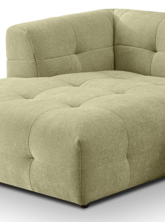 Sofa Astaro in gr�n Webstoff Ecksofa 5-Sitzer 292 x 161 cm
