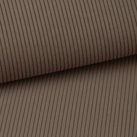 Sofa Palma in braun-beige Cord Ecksofa U-Form 202 x 361 cm