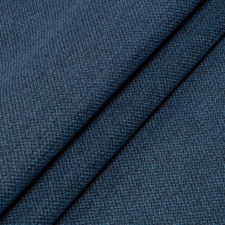 Sofa Alanto in blau Flachgewebe 2,5-Sitzer 203 cm