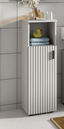 Badezimmer Kommode Livia in Kaschmir Badschrank 30 x 95 cm