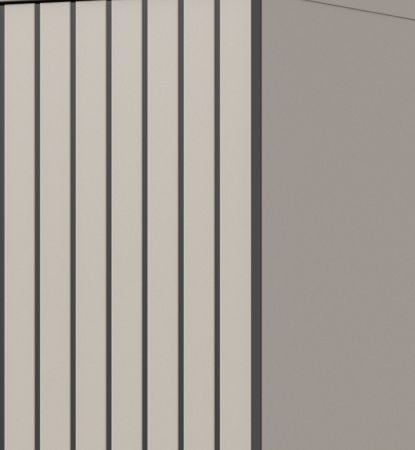 Badezimmer Hochschrank Livia in Kaschmir Badschrank 30 x 192 cm