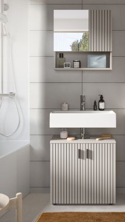 Badm�bel Set 2-teilig Livia in Kaschmir Badkombination 60 x 180 cm