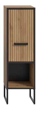Badezimmer Kommode Scana in Artisan Eiche Badkommode 30 x 101 cm, Soft-Close