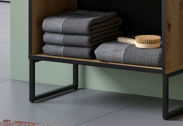 Badm�bel Set 3-teilig Scana in Artisan Eiche Badkombination 154 x 192 cm, Soft-Close