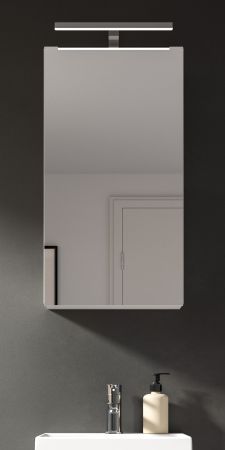 Badezimmer Spiegelschrank Talerno in Wei�, 1-t�rig 38 x 77 cm