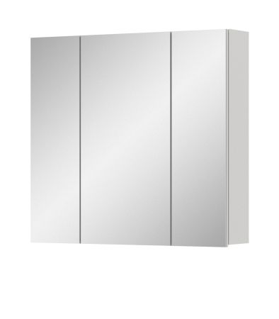 Badezimmer Spiegelschrank Talerno in Wei�, 3-t�rig 82 x 77
