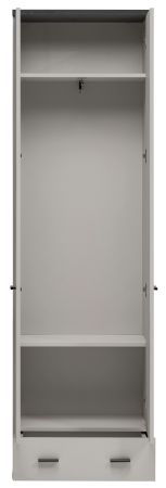 Garderobe Set Vektor in Kaschmir und schwarz Garderobenkombination 6-teilig mit Streifenmuster 210 x 203 cm