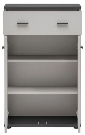Garderobe Set Vektor in Kaschmir und schwarz Garderobenkombination 5-teilig mit Streifenmuster 180 x 203 cm