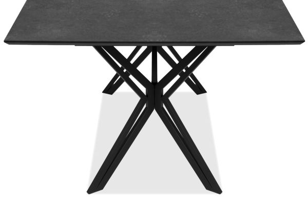 Esstisch Como in dunkel Grau Steinoptik Tisch ausziehbar 160 / 200 x 90 cm