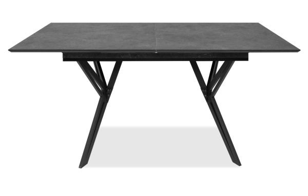 Esstisch Como in dunkel Grau Steinoptik Tisch ausziehbar 160 / 200 x 90 cm