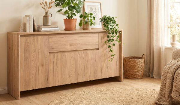 Sideboard Luzern in Hickory Walnuss 164 x 85 cm