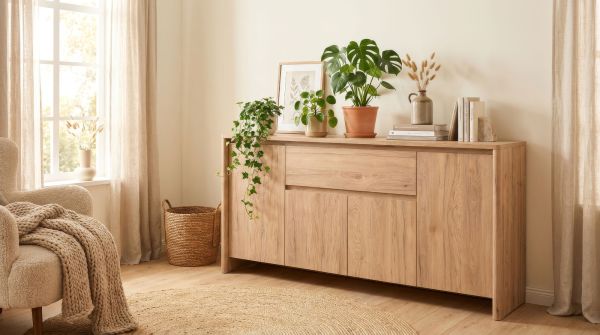 Sideboard Luzern in Hickory Walnuss 164 x 85 cm