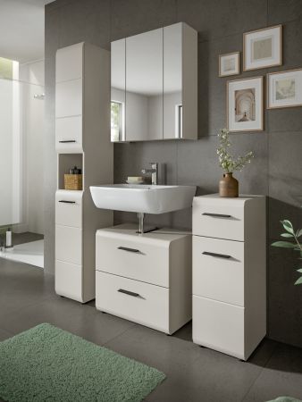 Badezimmer Kommode Cover in Kaschmir Badschrank 30 x 80 cm