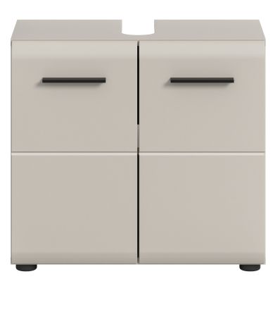 Waschbeckenunterschrank Cover in Kaschmir / Sand Badezimmer Unterschrank 60 cm