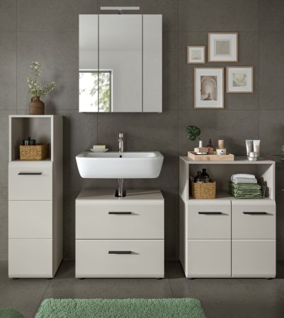 Badm�bel Set 4-teilig Cover in Kaschmir / Sand Badkombination 180 x 185 cm