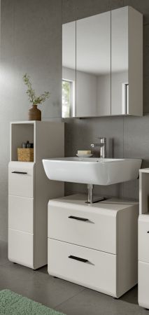 Badm�bel Set 3-teilig Cover in Kaschmir / Sand, Badkombination 105 x 185 cm
