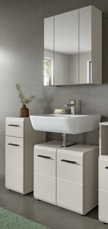 Badm�bel Set 3-teilig Cover in Kaschmir / Sand, Badkombination 105 x 185 cm
