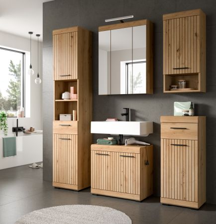 Badm�bel Set 4-teilig Shawn in Artisan Eiche Badkombination 112 x 191 cm