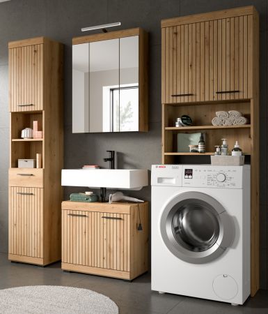 Badm�bel Set 4-teilig Shawn in Artisan Eiche Badkombination 190 x 191 cm