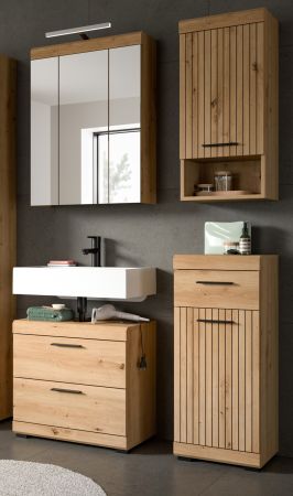 Badm�bel Set 4-teilig Shawn in Artisan Eiche Badkombination 112 x 191 cm