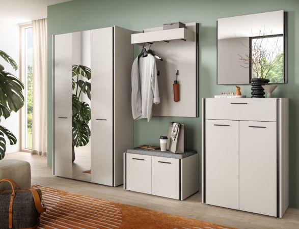 Schuhschrank Nevia in Kaschmir 75 x 106 cm, Soft-Close