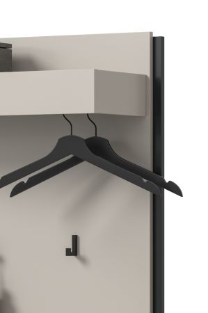 Garderobe Set 3-teilig Nevia in Kaschmir 197 x 190 cm, Soft-Close