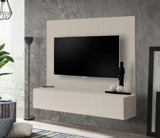 Wandpaneel Option in Kaschmir TV R�ckwandverkleidung 160 x 118 cm