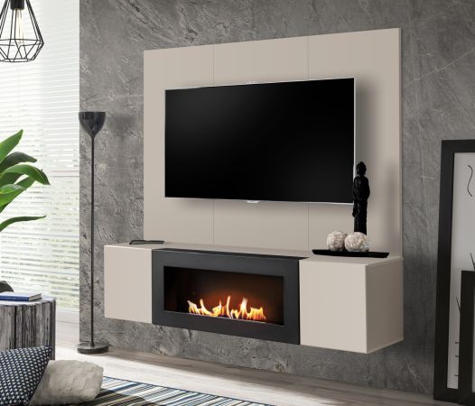 Wandpaneel Option in Kaschmir TV R�ckwandverkleidung 160 x 118 cm