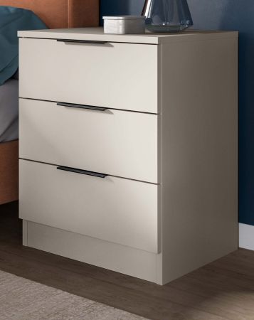 Nachttisch Set Swan in kaschmir 2x Nachtkommode in Komforth�he 45 x 60 cm